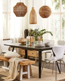 Loftlampe LWELA Bambus Naturlig