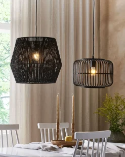 Loftlampe MACHEKE Bambus Sort