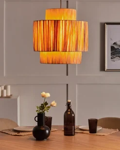 Loftlampe MAGECH Flet Naturlig