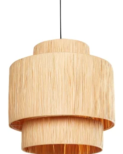 Loftlampe MAGECH Flet Naturlig