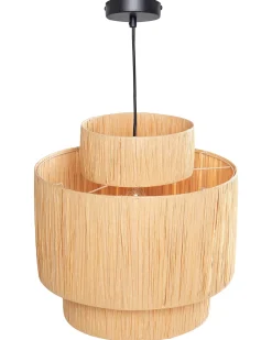 Loftlampe MAGECH Flet Naturlig
