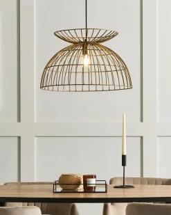 Loftlampe MAHANADI Metal Messing