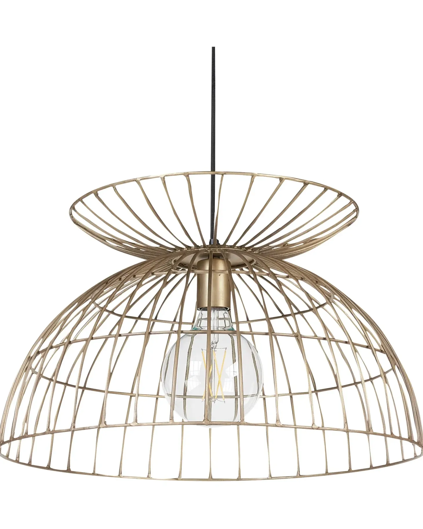 Loftlampe MAHANADI Metal Messing