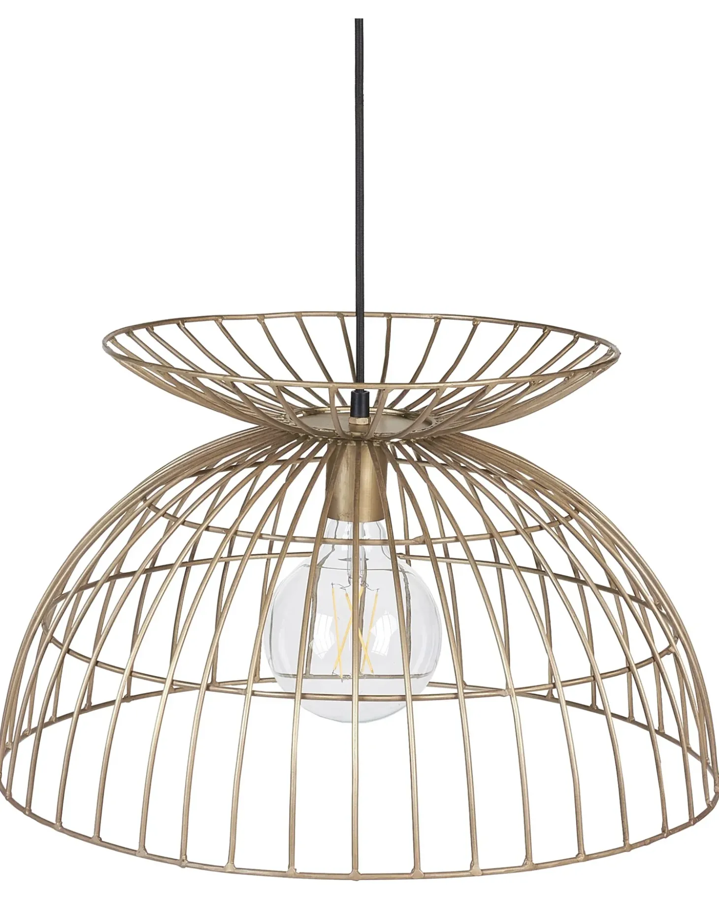 Loftlampe MAHANADI Metal Messing