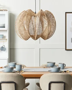 Loftlampe MANINGA papirreb Lysebrun