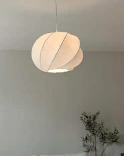 Loftlampe MAQUINE Kunstsilke Hvid