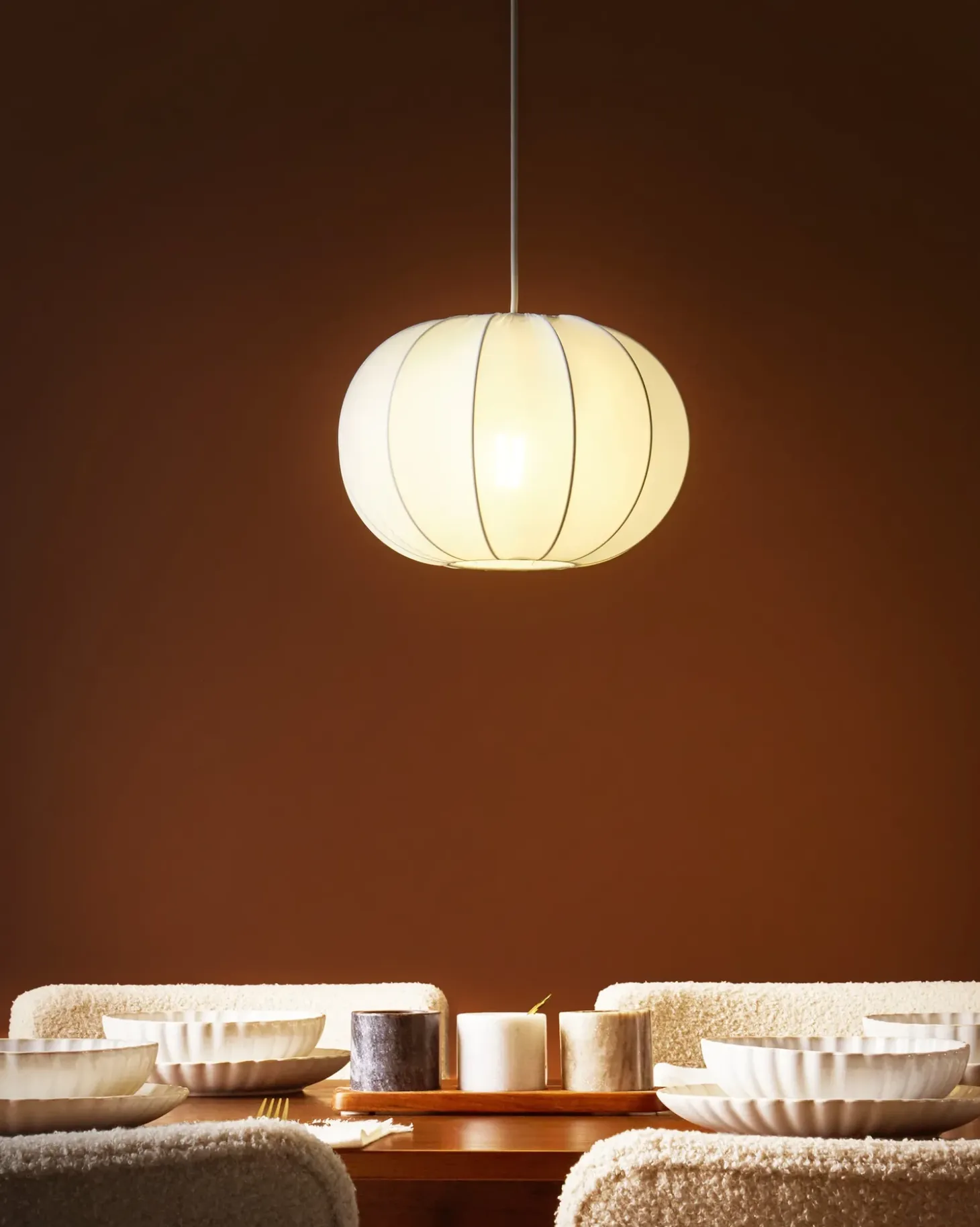 Loftlampe MARIARA Hvid