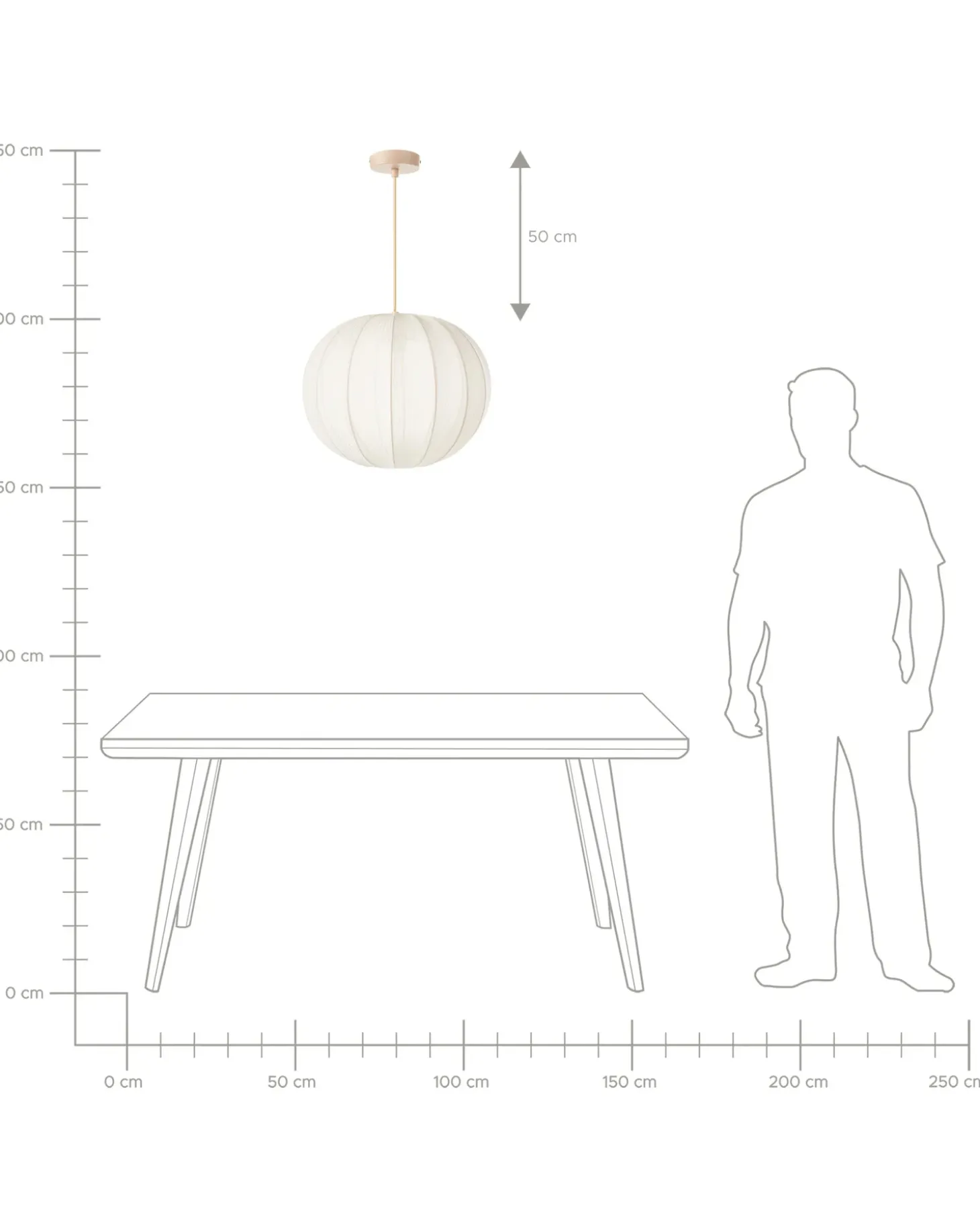 Loftlampe MARIETA Hvid