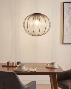 Loftlampe MARIETA Sort