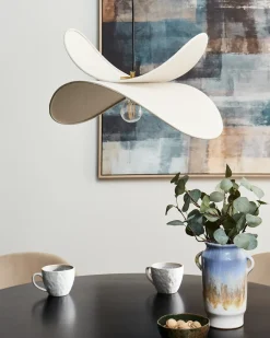 Loftlampe MASCOTA Hør Beige