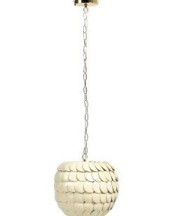 Loftlampe MASKELIYA Kokosnødde-skal Beige