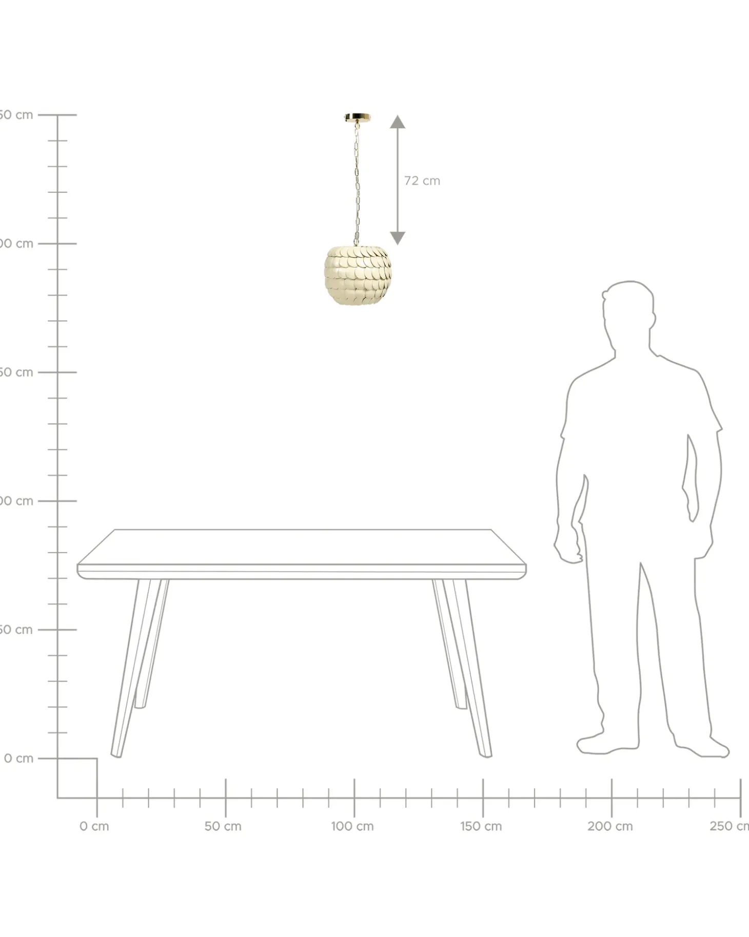 Loftlampe MASKELIYA Kokosnødde-skal Beige