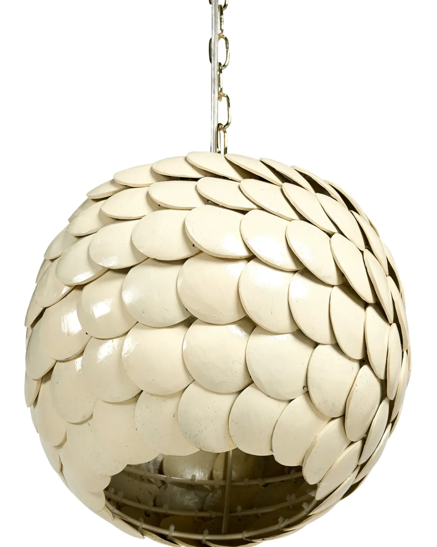 Loftlampe MASKELIYA Kokosnødde-skal Beige