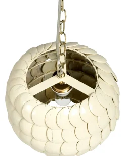 Loftlampe MASKELIYA Kokosnødde-skal Beige