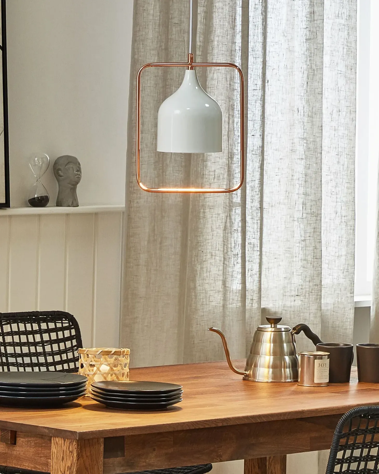 Loftlampe MAVONE Metal Hvid