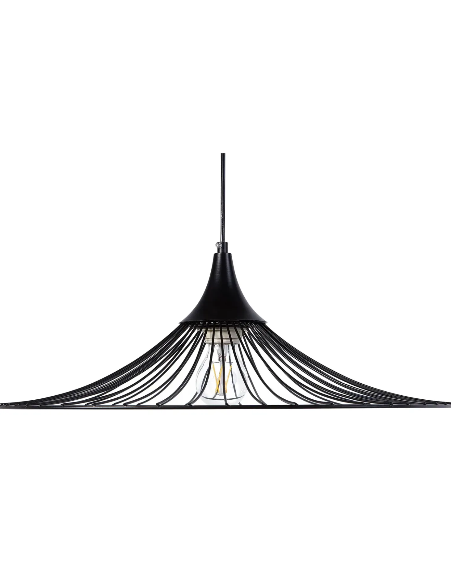 Loftlampe MAZARO Metal Sort