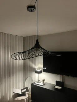 Loftlampe MAZARO Metal Sort