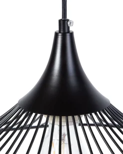 Loftlampe MAZARO Metal Sort
