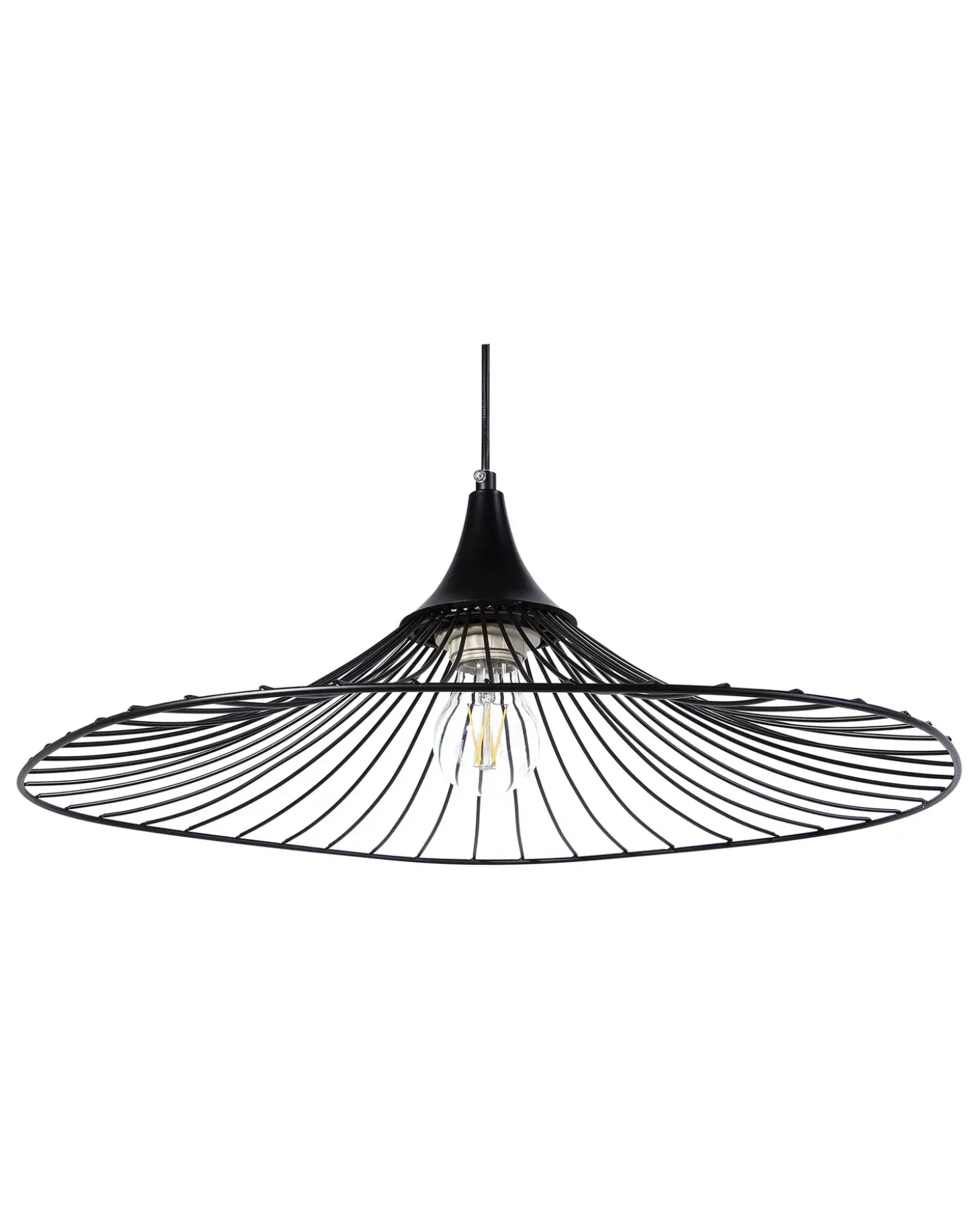 Loftlampe MAZARO Metal Sort