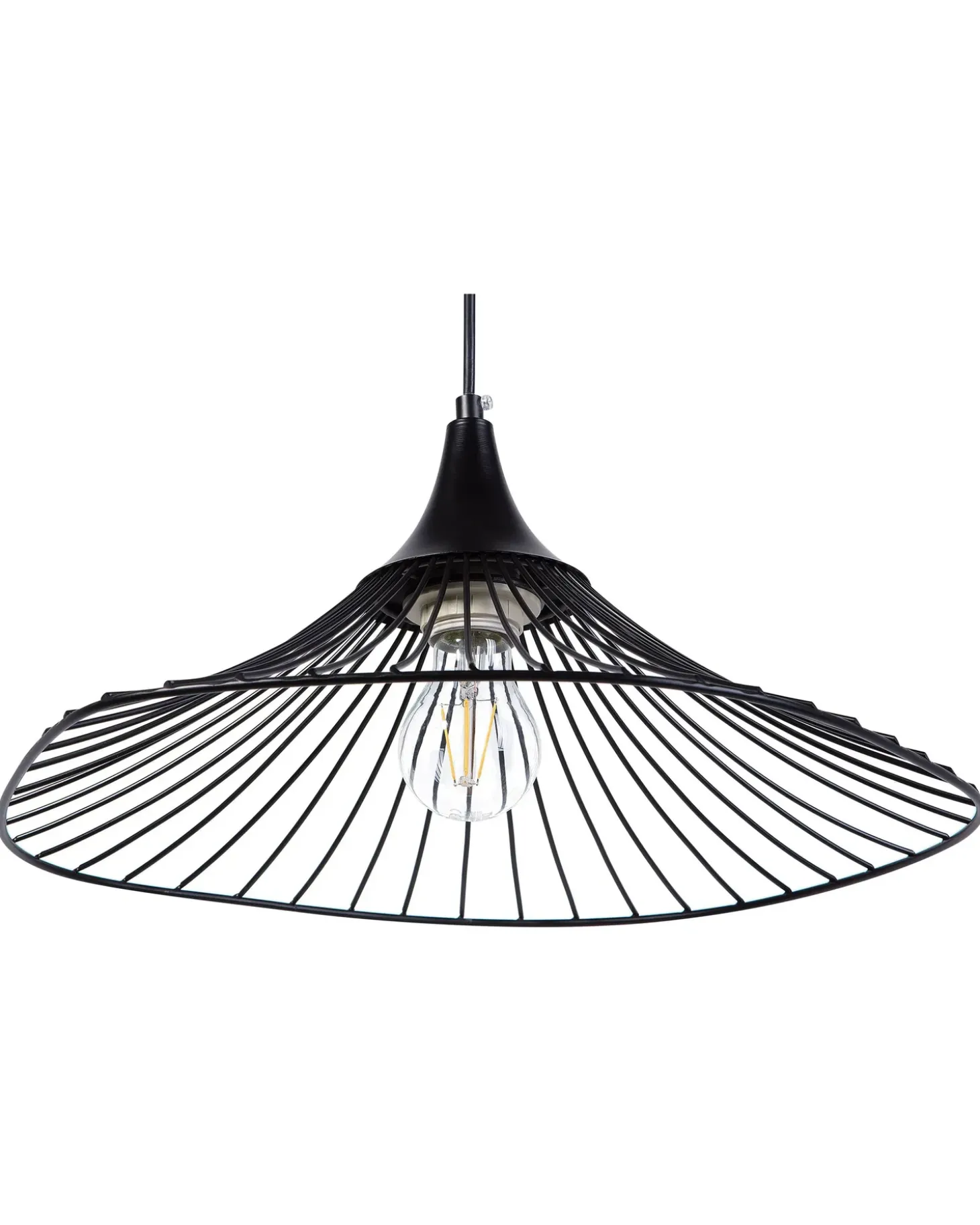 Loftlampe MAZARO Metal Sort