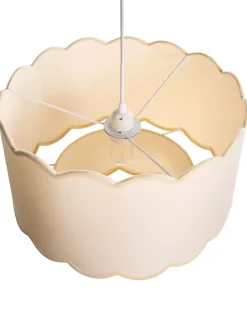 Loftlampe MECUMBURA Metal Hvid/beige