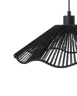 Loftlampe MIGORI Papir Sort