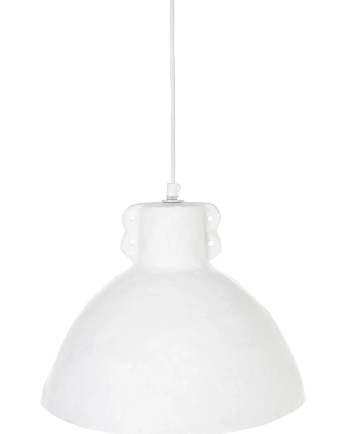 Loftlampe MIGUELETE Papmaché Hvid