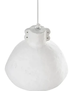 Loftlampe MIGUELETE Papmaché Hvid