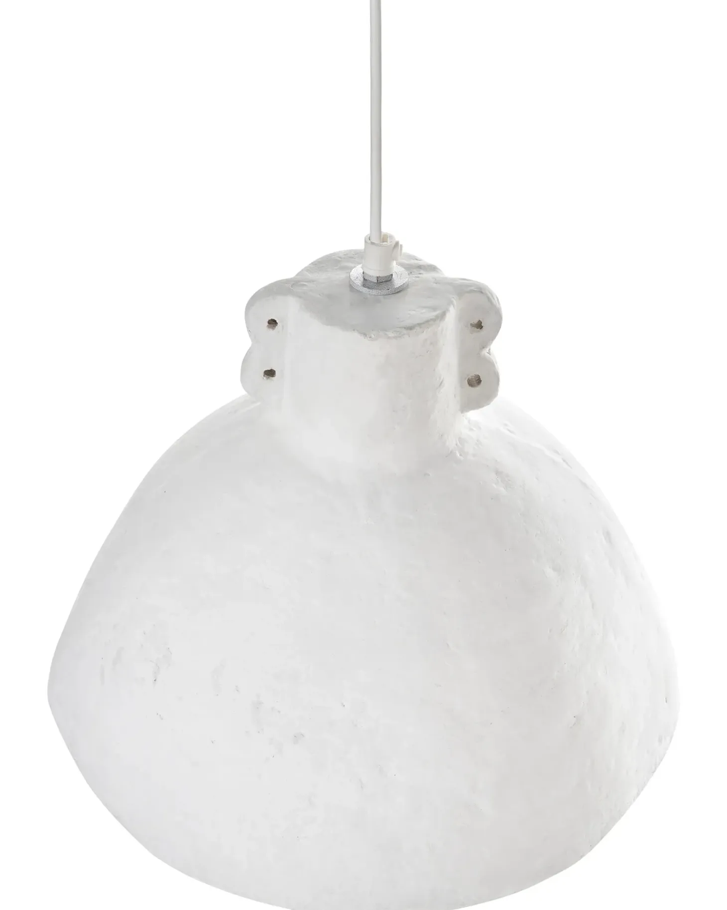 Loftlampe MIGUELETE Papmaché Hvid