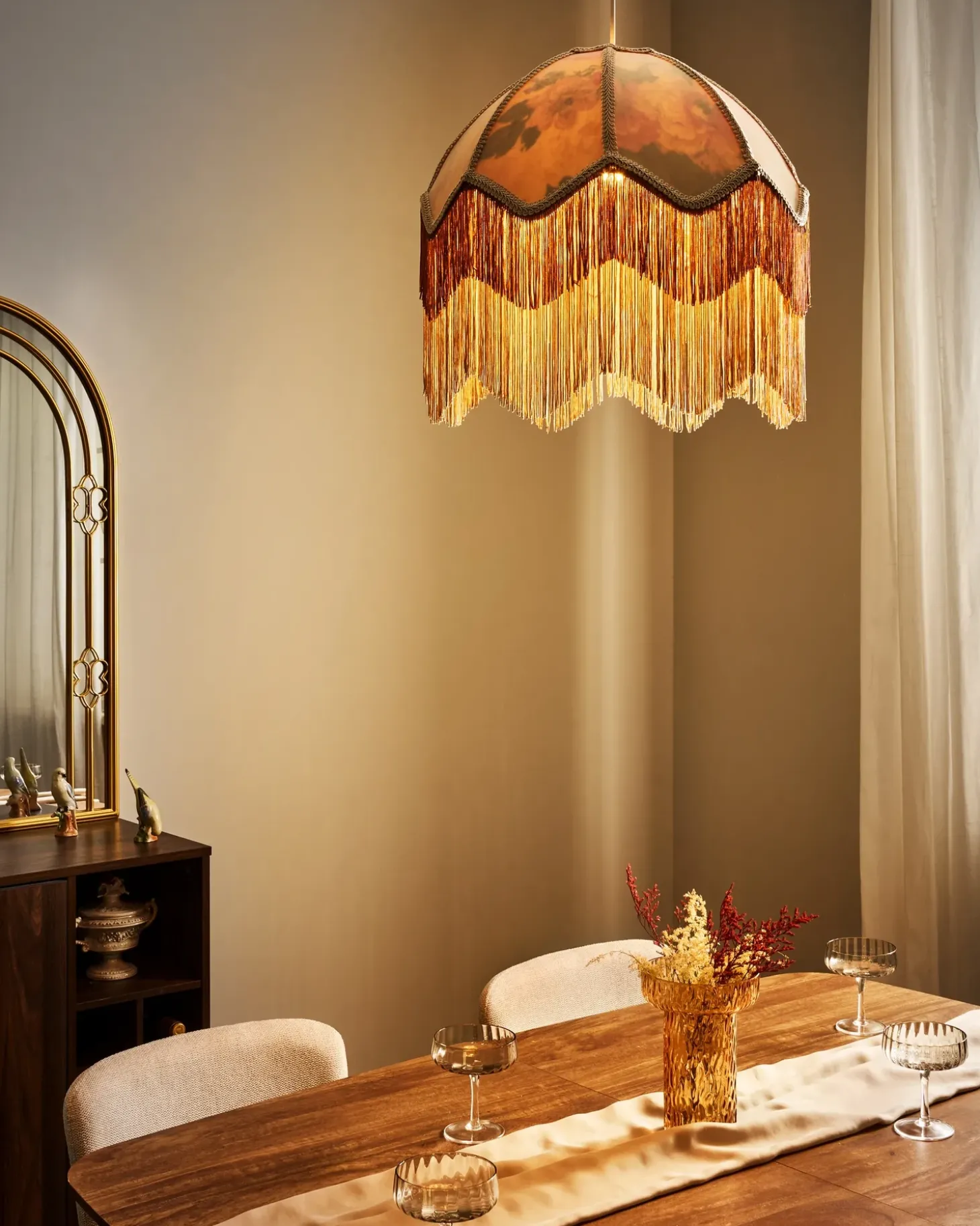 Loftlampe MILAGRO Beige