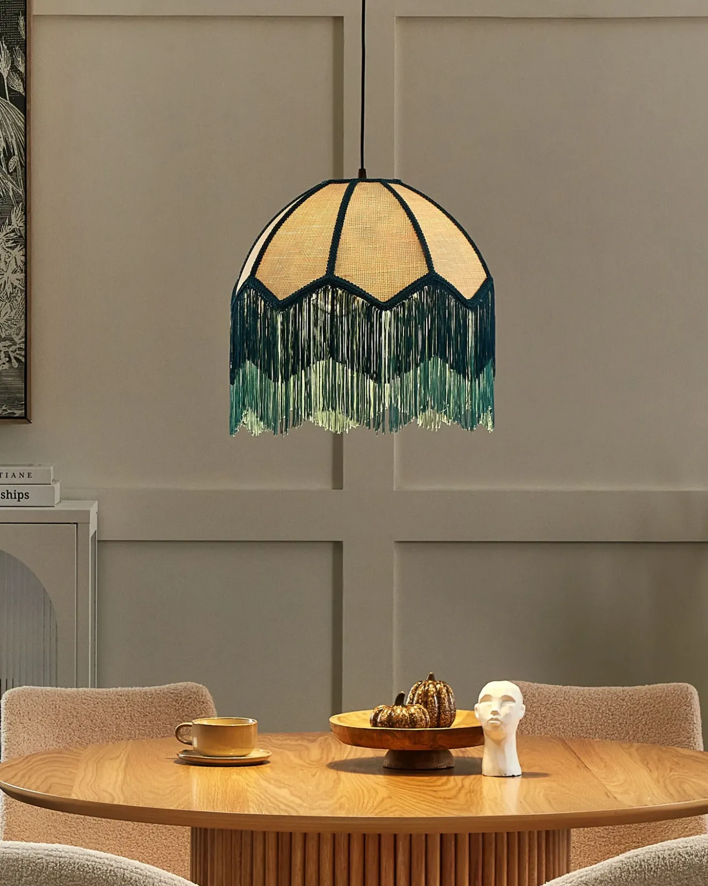 Loftlampe MILAGRO Blå