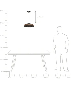 Loftlampe MINILLAS Metal Sort