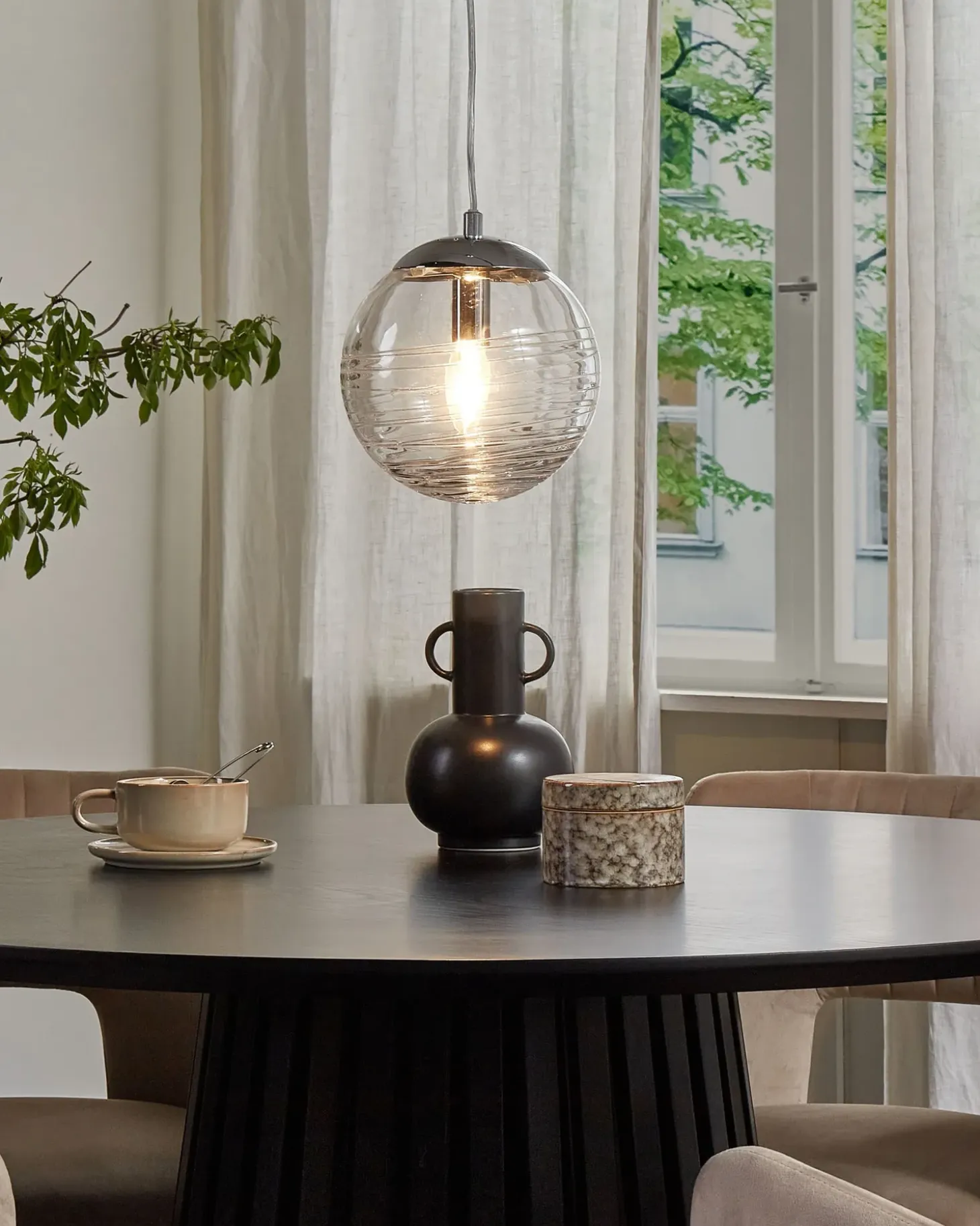 Loftlampe MIRNA Glas Transparent