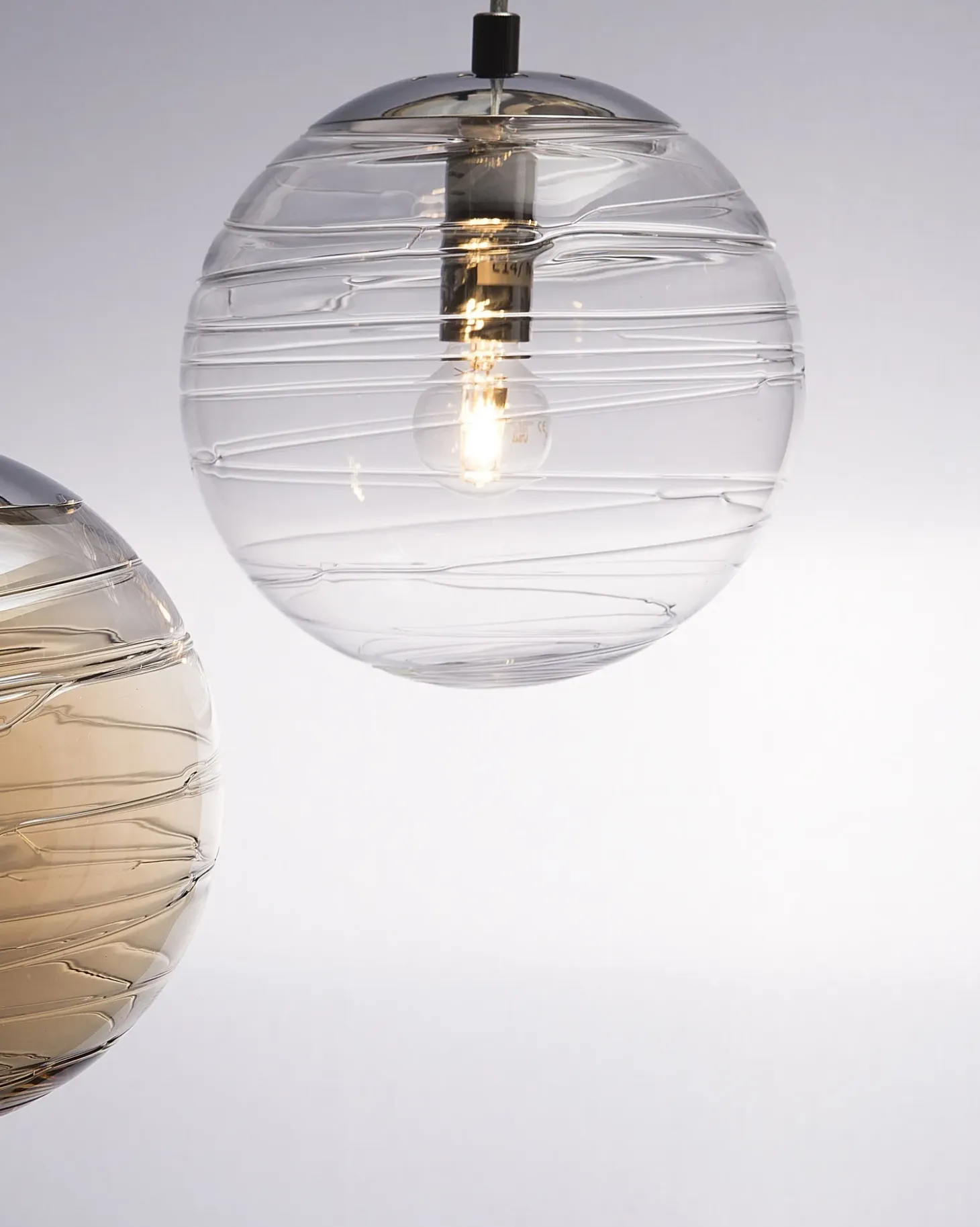 Loftlampe MIRNA Glas Transparent