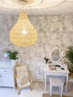 Loftlampe MOLOPO papirreb Sand Beige