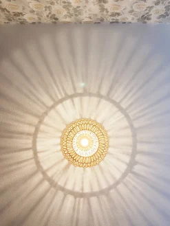 Loftlampe MOLOPO papirreb Sand Beige
