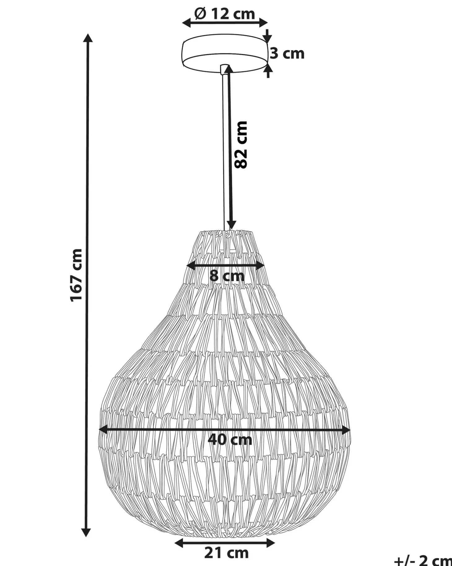 Loftlampe MOLOPO papirreb Sand Beige