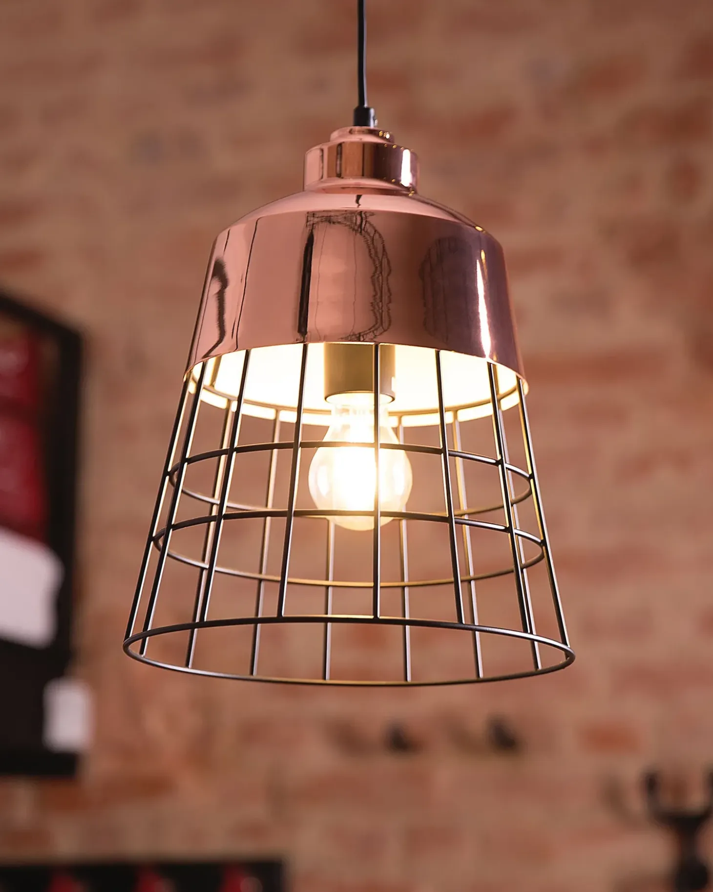 Loftlampe MONTE Metal Kobber