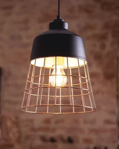 Loftlampe MONTE Metal Sort
