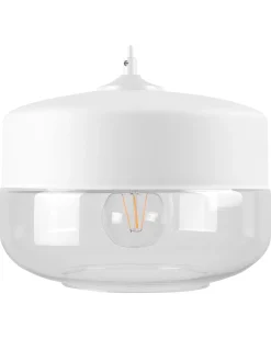 Loftlampe MURRAY Glas Hvid
