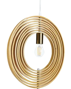 Loftlampe MURRELL Poppeltræ Lysebrun