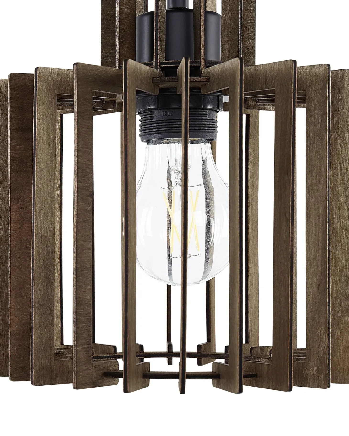 Loftlampe NIARI Mørkebrun