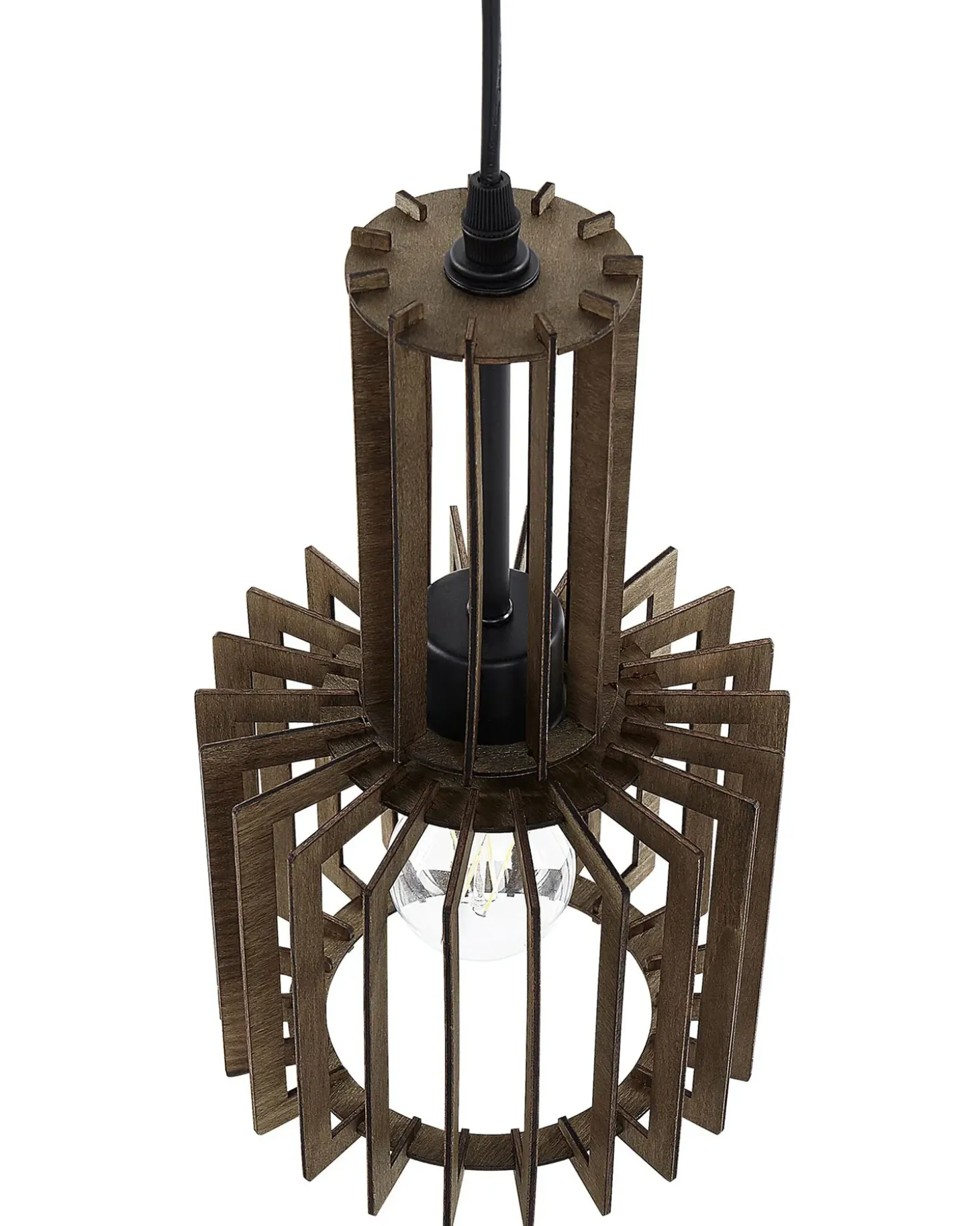 Loftlampe NIARI Mørkebrun