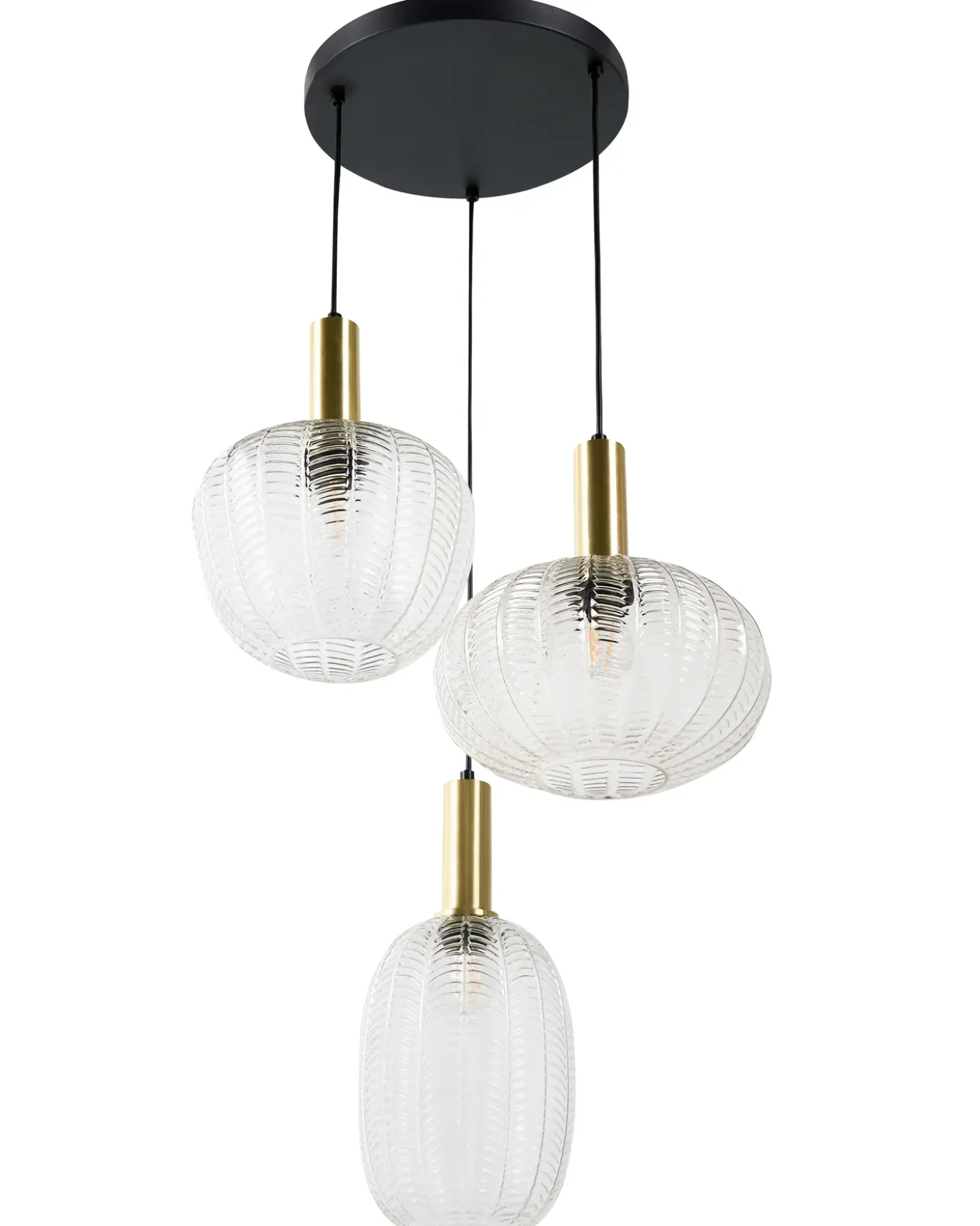 Loftlampe NJORO Glas Transparent