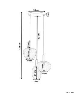 Loftlampe NJORO Glas Transparent