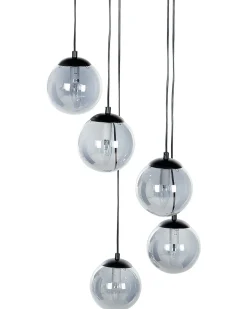 Loftlampe NOEL Glas Sort