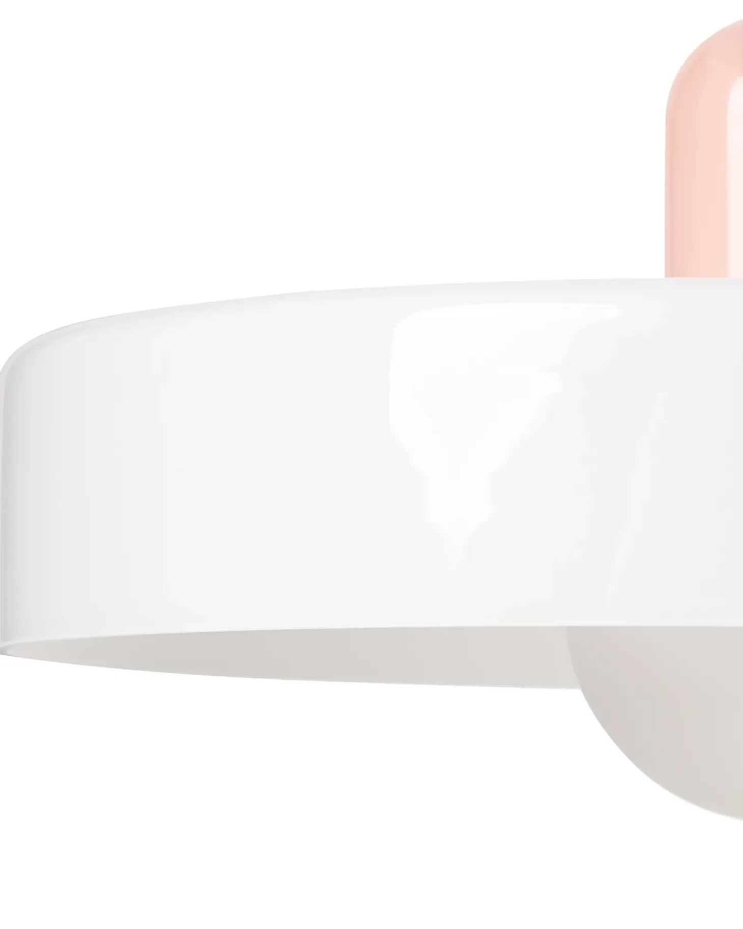 Loftlampe PAALA Glas Hvid
