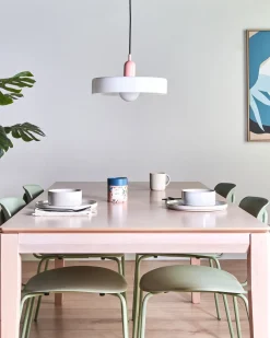 Loftlampe PAALA Glas Hvid
