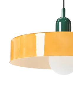 Loftlampe PAALA Glas Orange