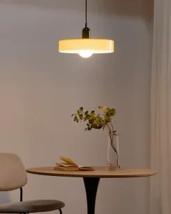 Loftlampe PAALA Glas Orange